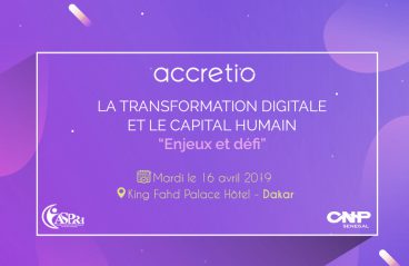 Accretio participates in the Forum of human resources professionals, April 16, 2019 in Dakar !