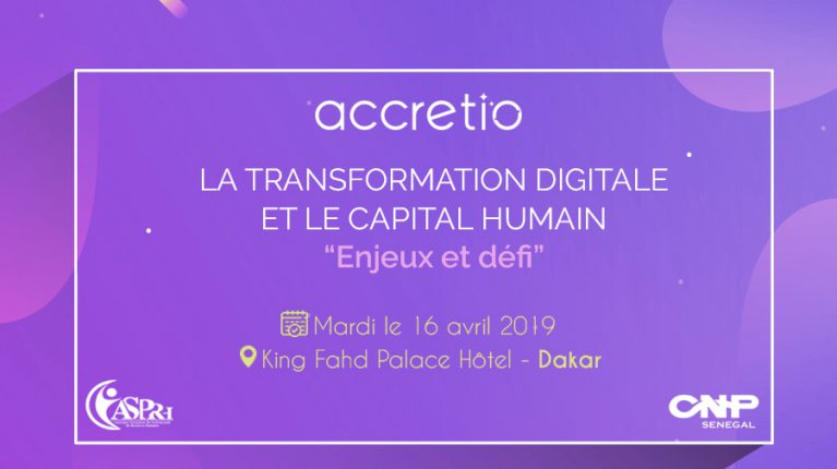 Accretio participates in the Forum of human resources professionals, April 16, 2019 in Dakar !